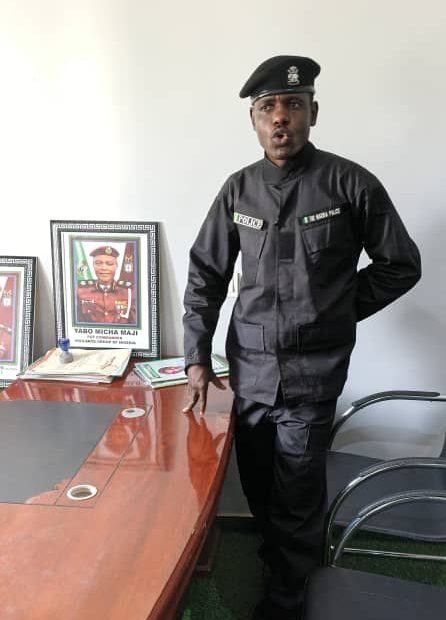 CSP Mustapha O.C. Leads Anti-Kidnapping Squad on Courtesy Visit to VGN FCT Command Office